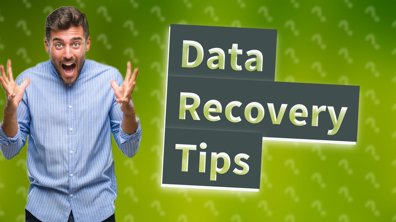Data Recovery Tips