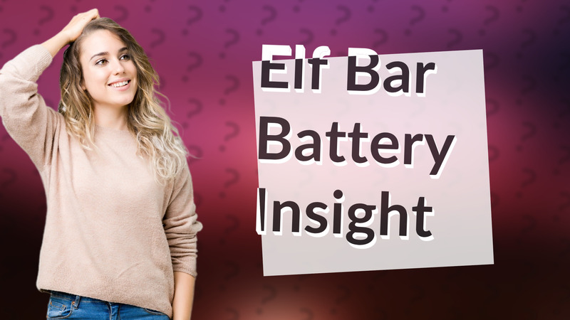 Elf Bar Battery Insight
