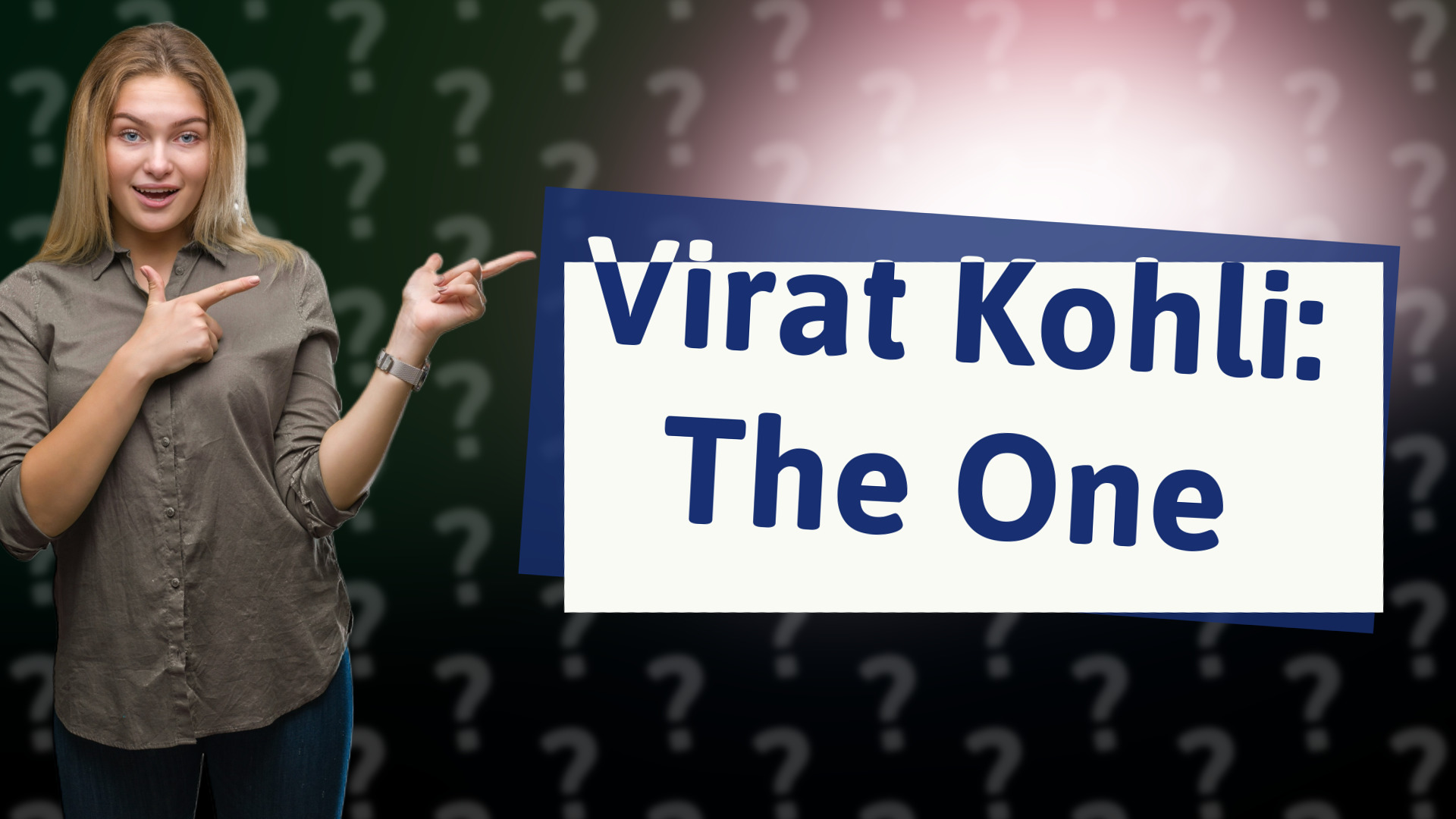 Virat Kohli: The One