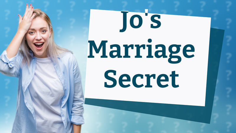 Jo's Marriage Secret