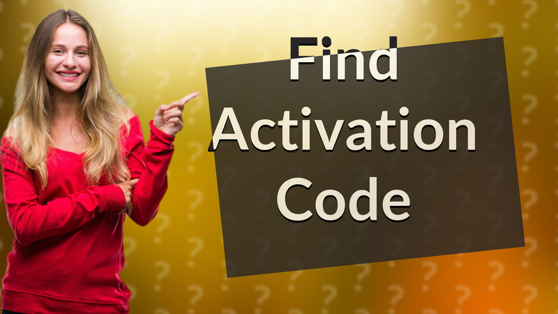 Find Activation Code