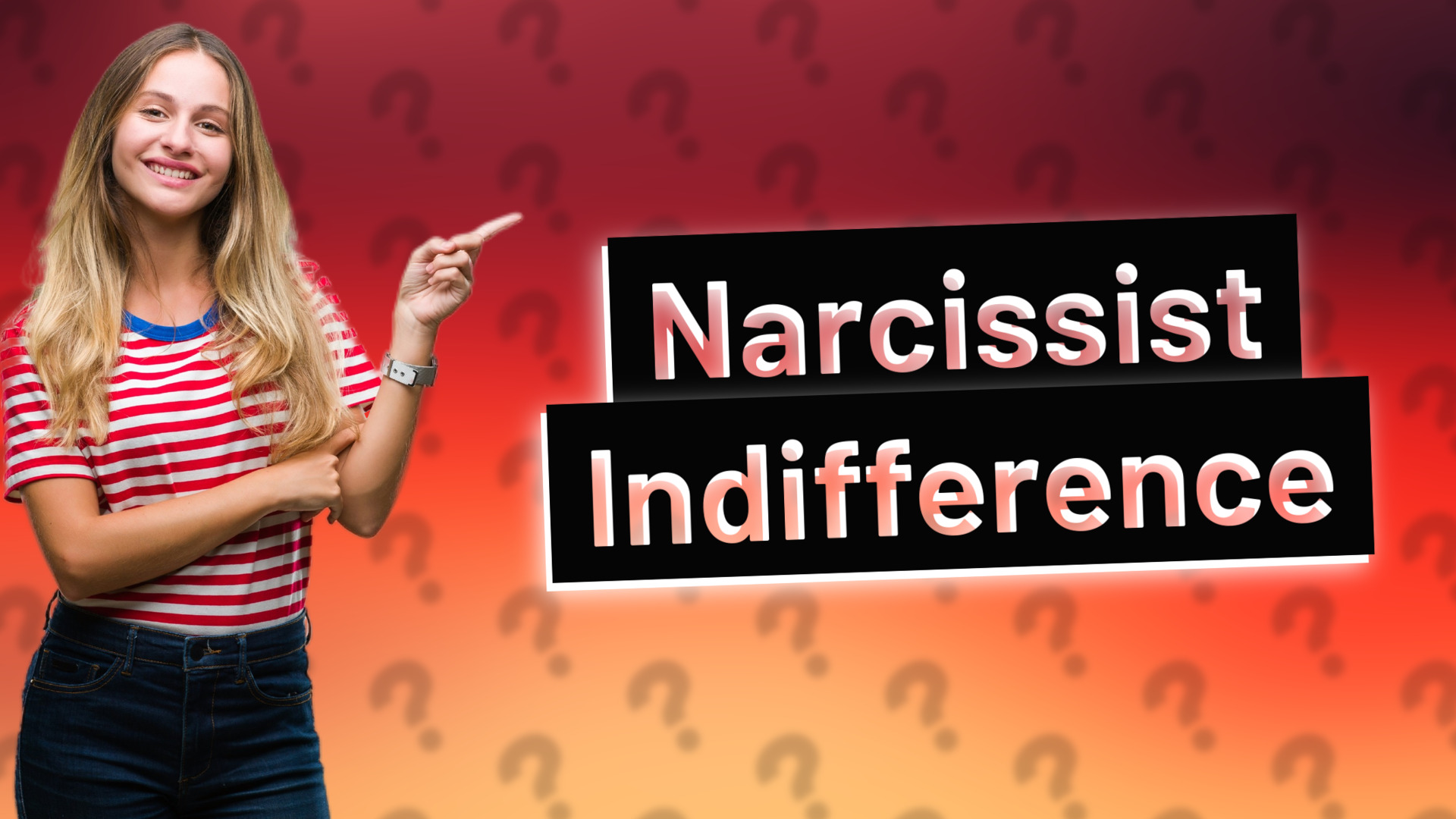 Narcissist Indifference