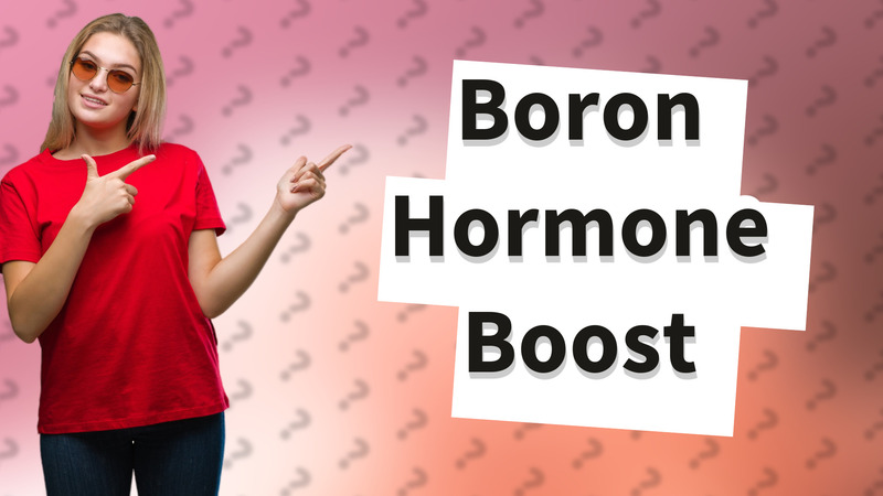 Boron Hormone Boost