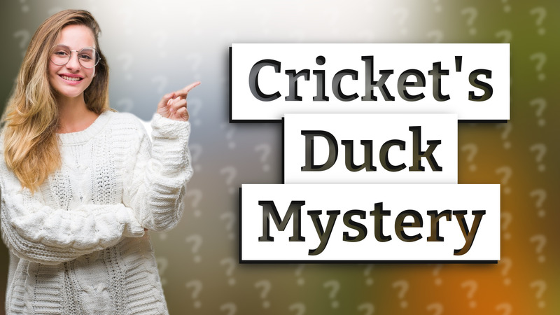 Cricket's Duck Mystery