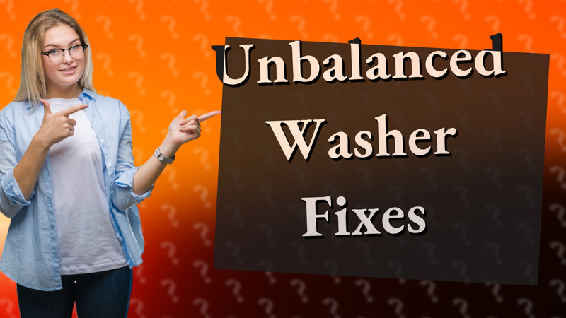 Unbalanced Washer Fixes