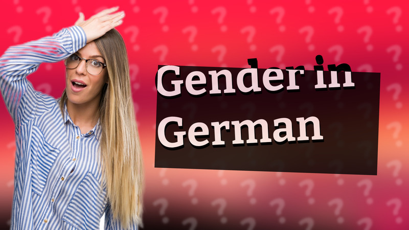 Gender in German