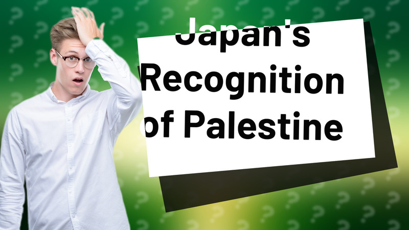 Japan's Recognition of Palestine