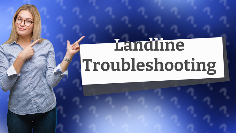 Landline Troubleshooting