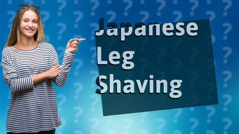 Japanese Leg Shaving