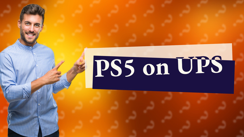 PS5 on UPS