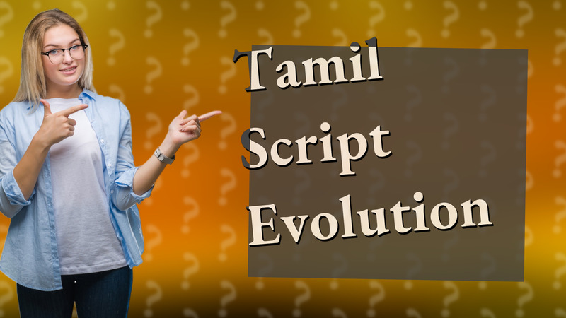 Tamil Script Evolution