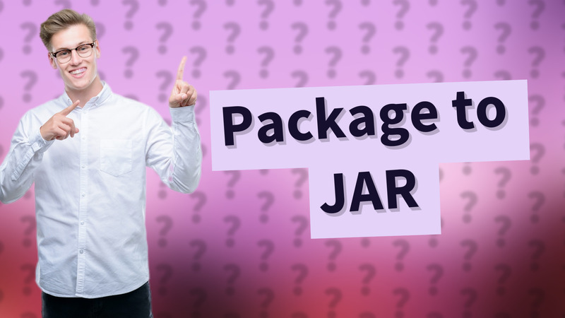 Package to JAR