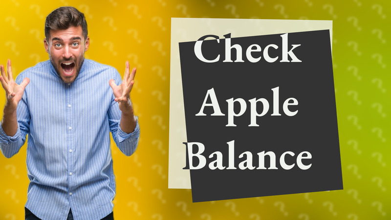 Check Apple Balance