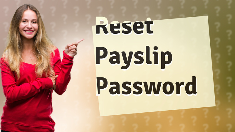Reset Payslip Password