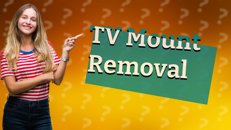TV Mount Removal