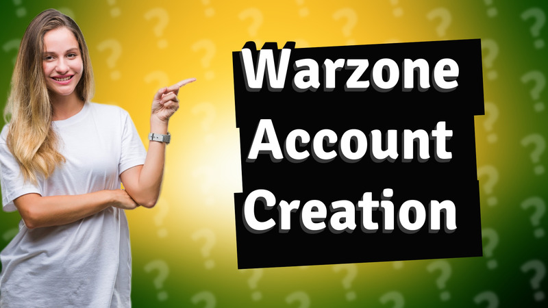 Warzone Account Creation