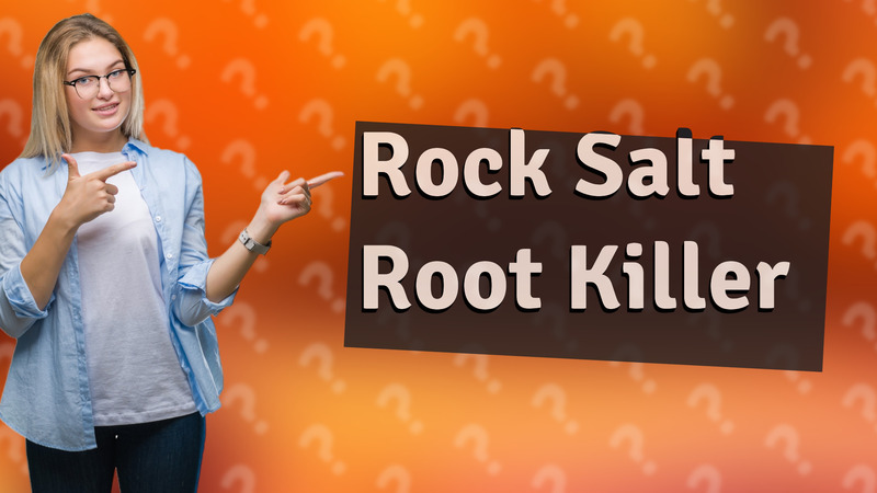 Rock Salt Root Killer