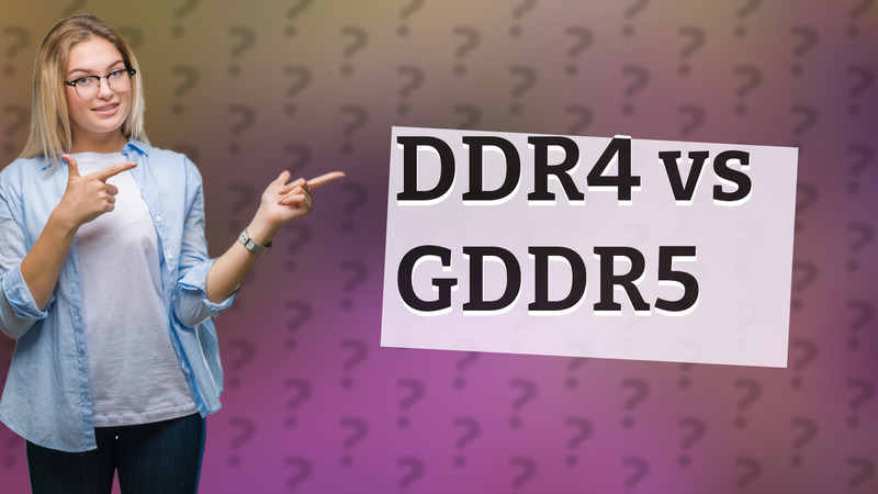 DDR4 vs GDDR5