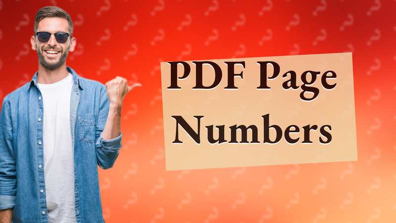 PDF Page Numbers