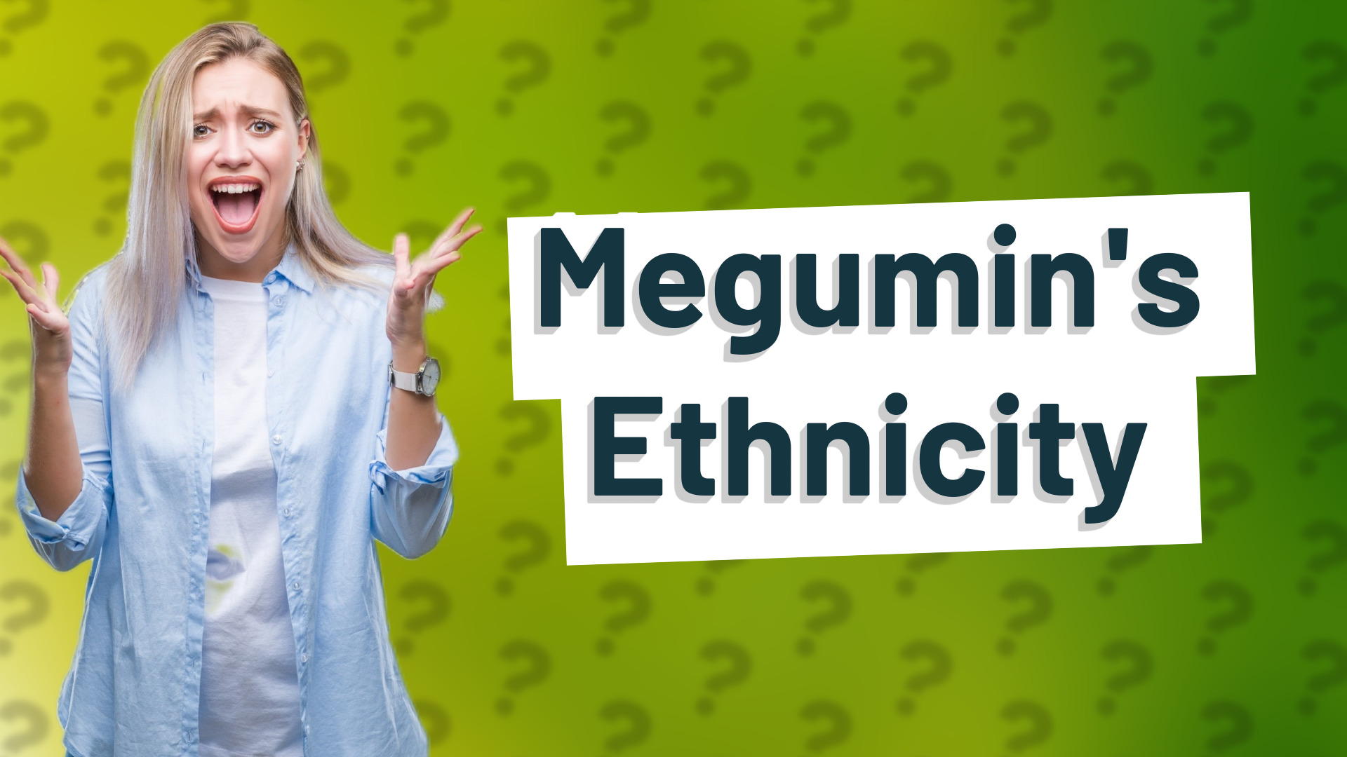 Megumin's Ethnicity