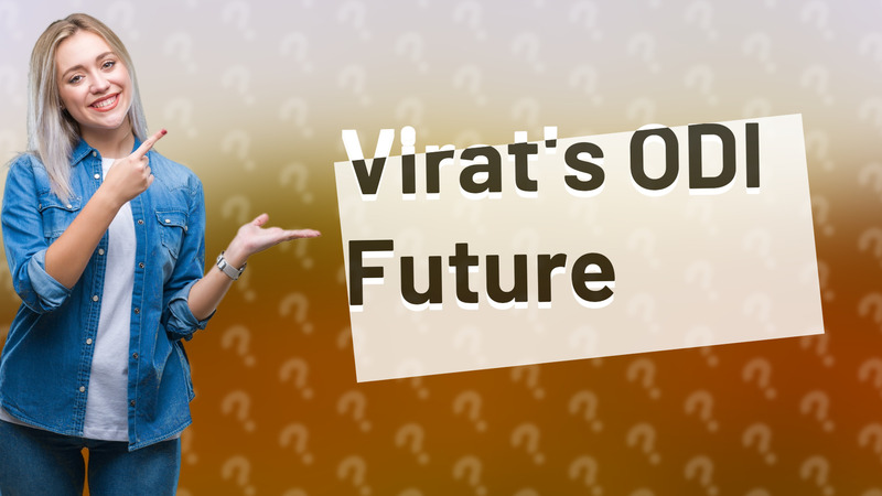 Virat's ODI Future