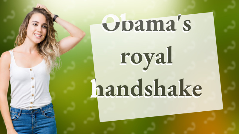 Obama's royal handshake