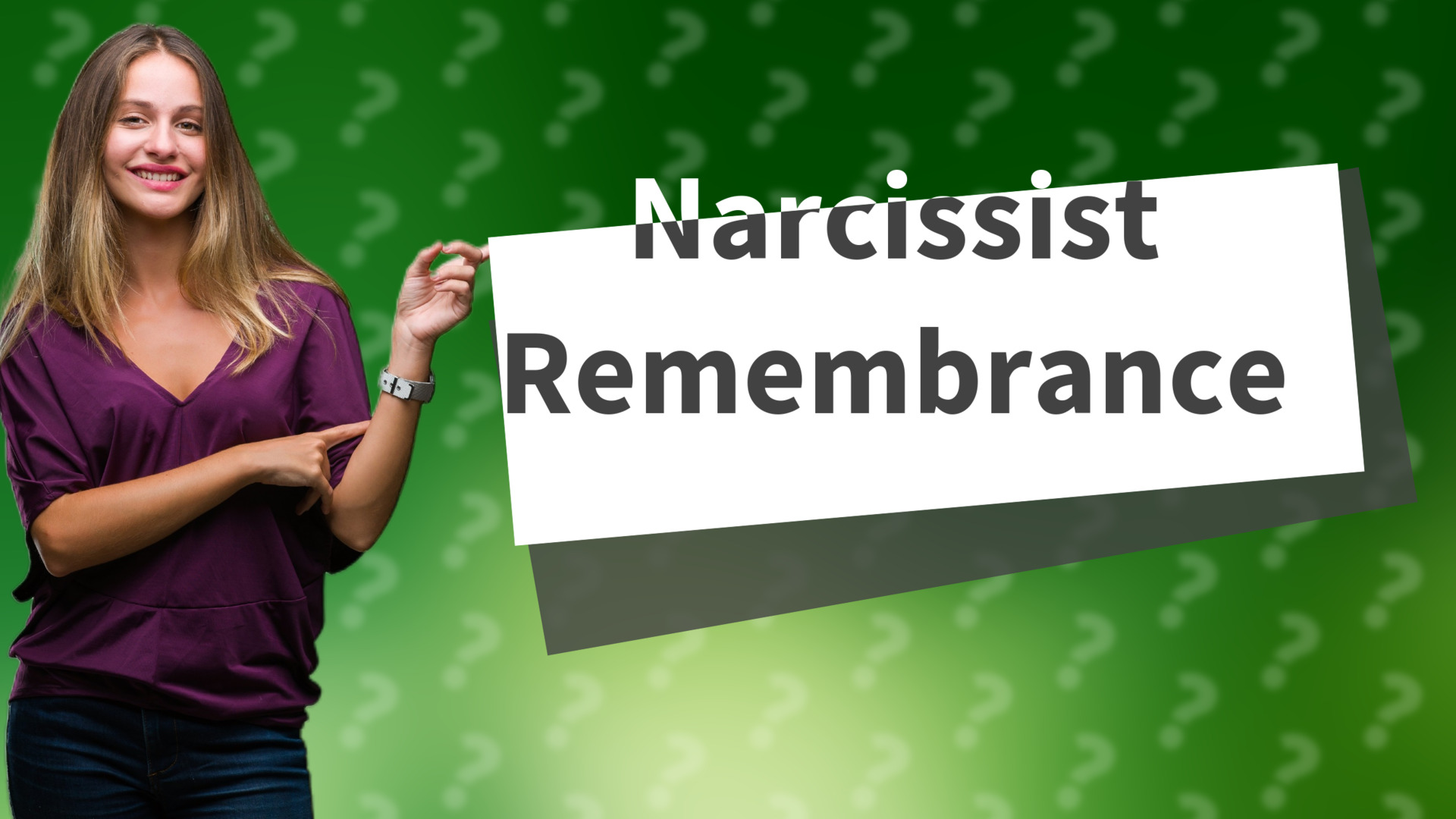 Narcissist Remembrance