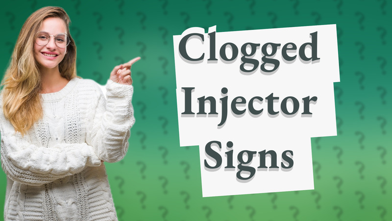 Clogged Injector Signs
