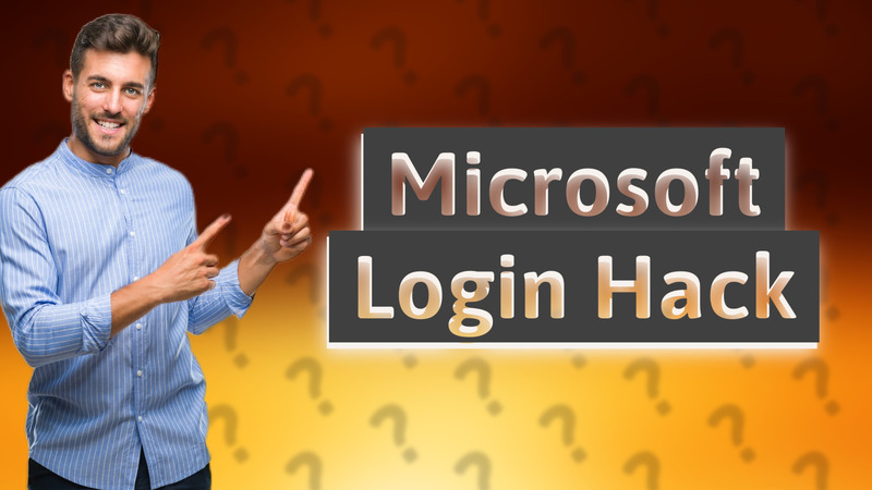 Microsoft Login Hack