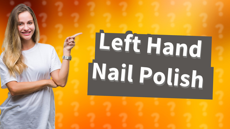 Left Hand Nail Polish