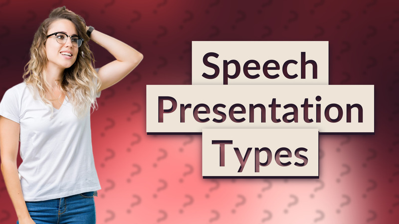Speech Presentation Types