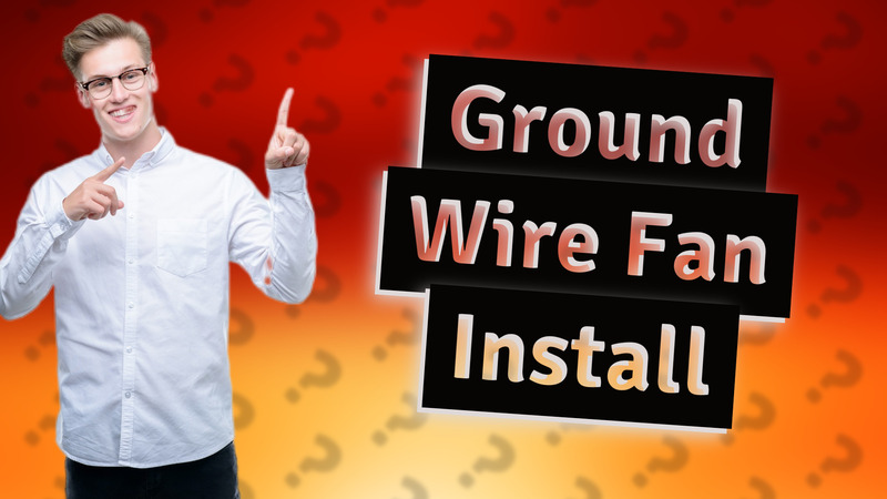 Ground Wire Fan Install
