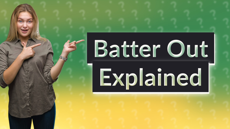 Batter Out Explained