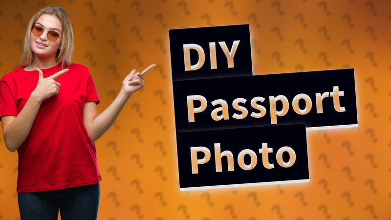 DIY Passport Photo