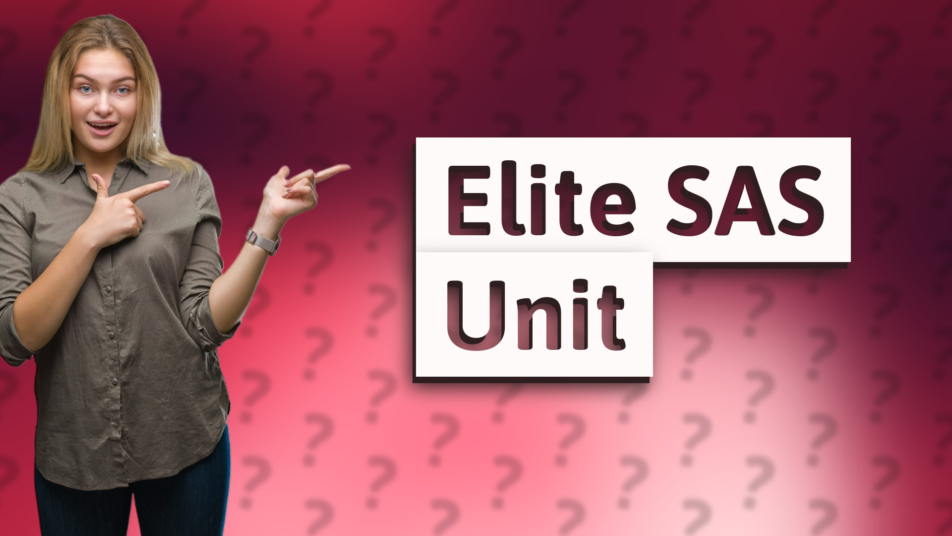 Elite SAS Unit