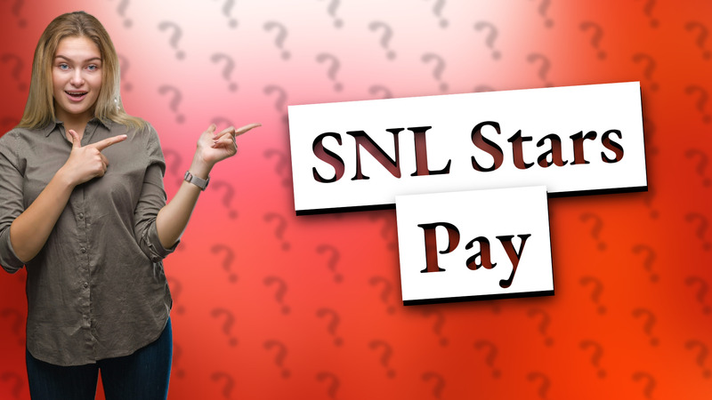 SNL Stars Pay