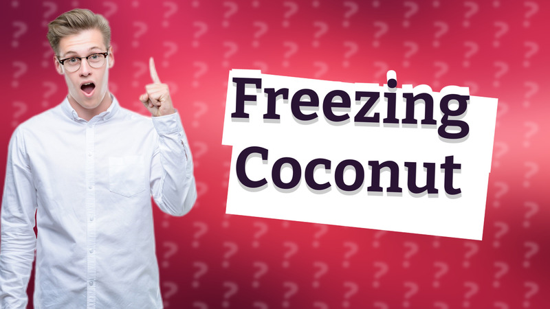 Freezing Coconut