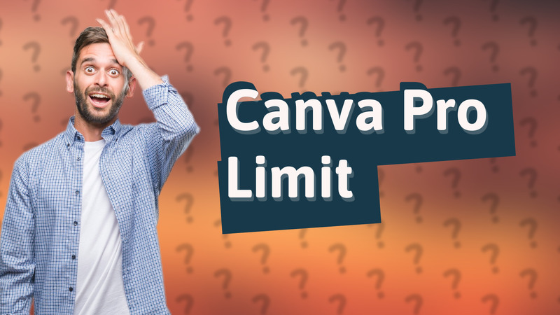 Canva Pro Limit