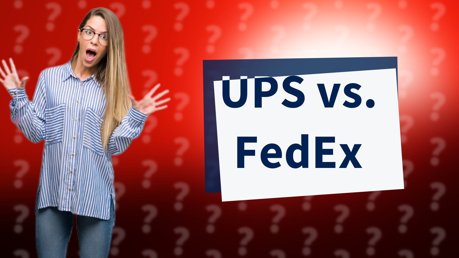 UPS vs. FedEx