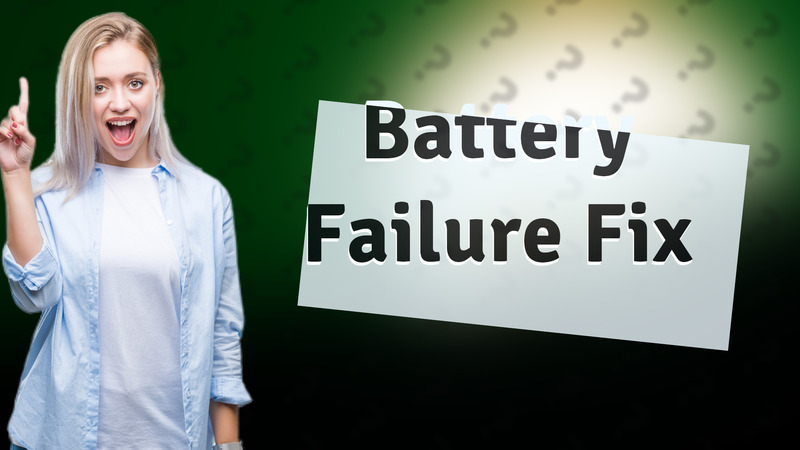 Battery Failure Fix