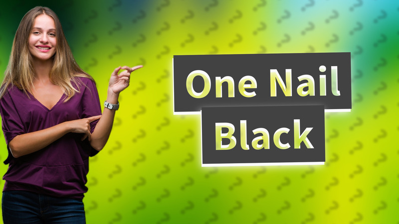 One Nail Black