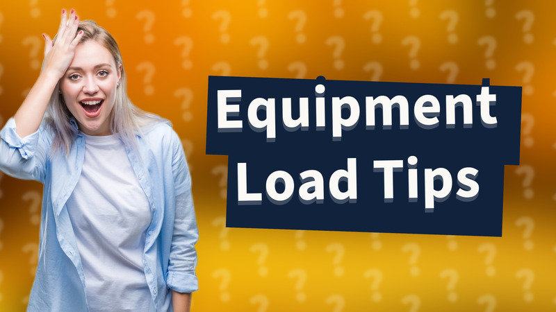 Equipment Load Tips