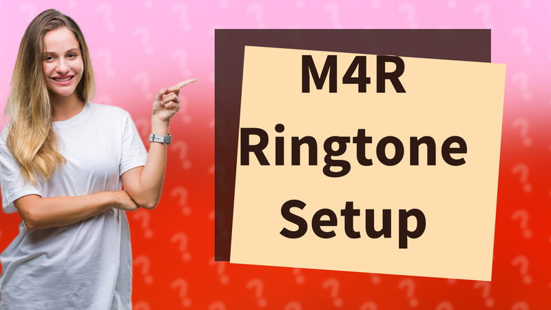 M4R Ringtone Setup
