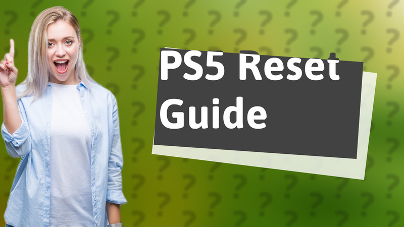 PS5 Reset Guide