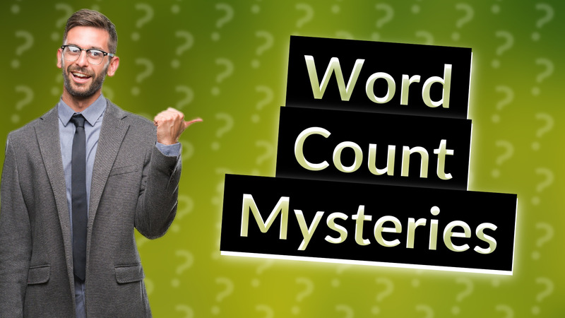 Word Count Mysteries