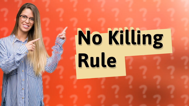 No Killing Rule