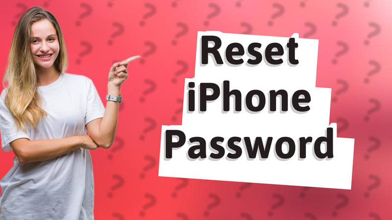Reset iPhone Password