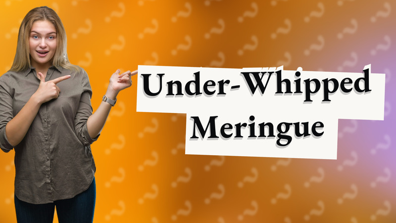 Under-Whipped Meringue