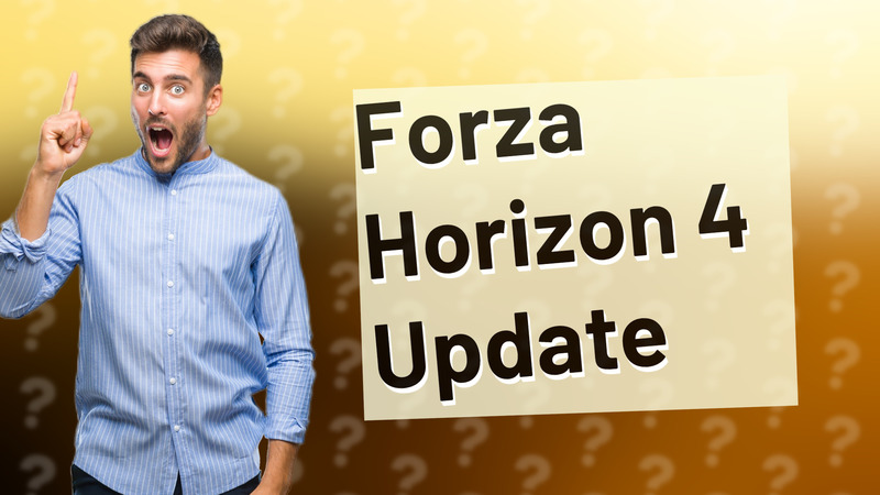 Forza Horizon 4 Update