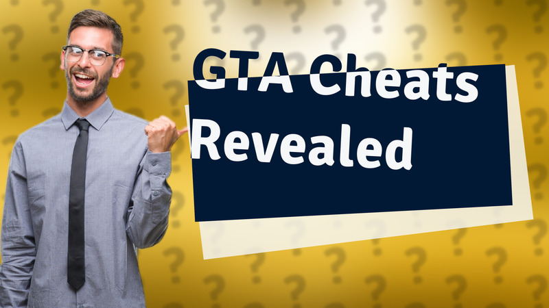 GTA Cheats Revealed